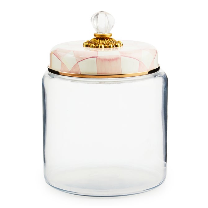 Rosy Check Large Kitchen Canister