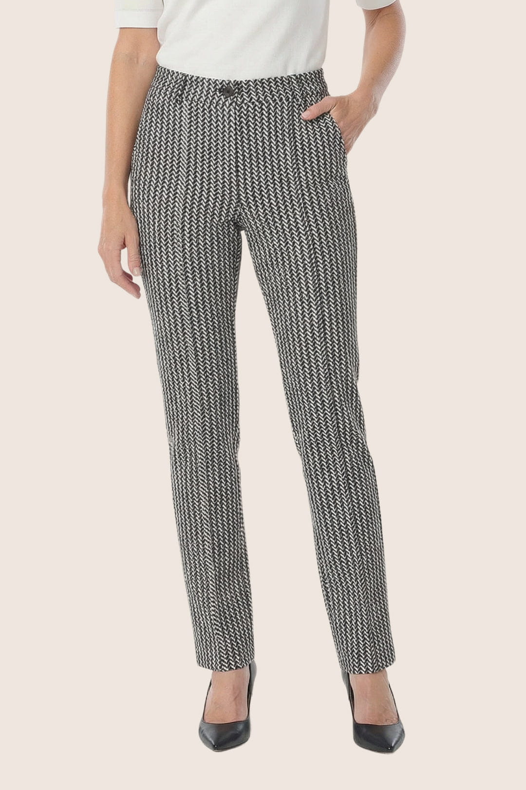 Damen Stoffhose Pant Long