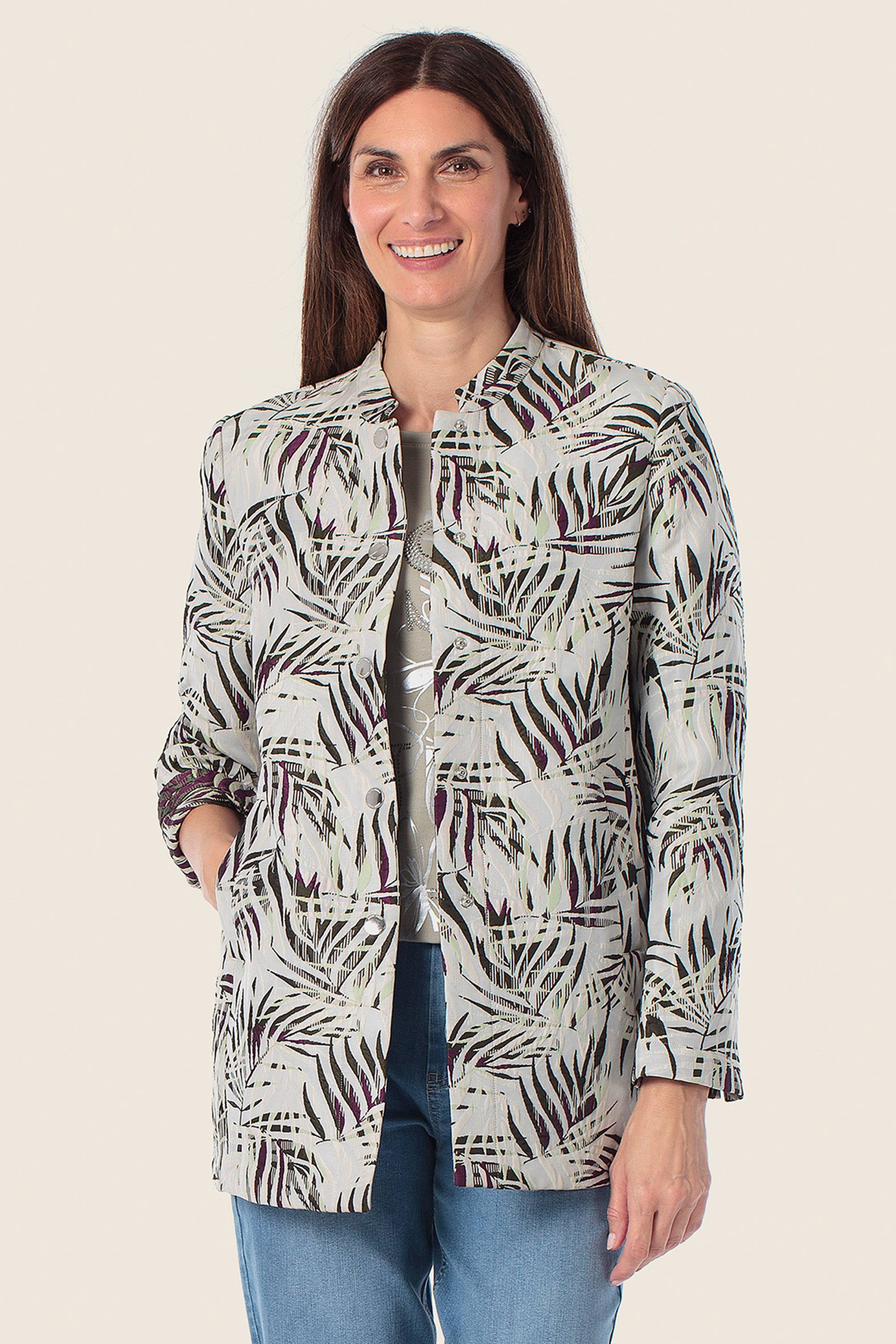 Jacke mit Tropen-Muster
