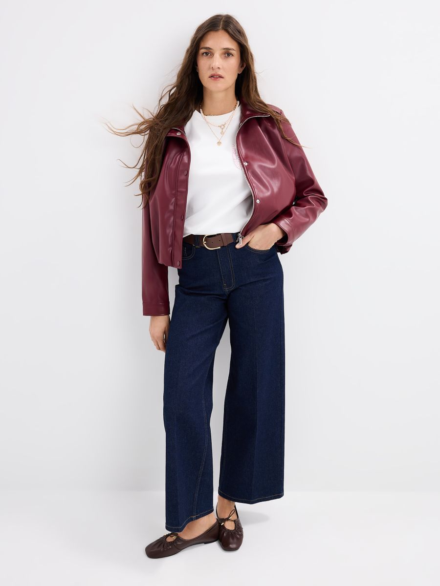 Bawełniany t-shirt z haftem