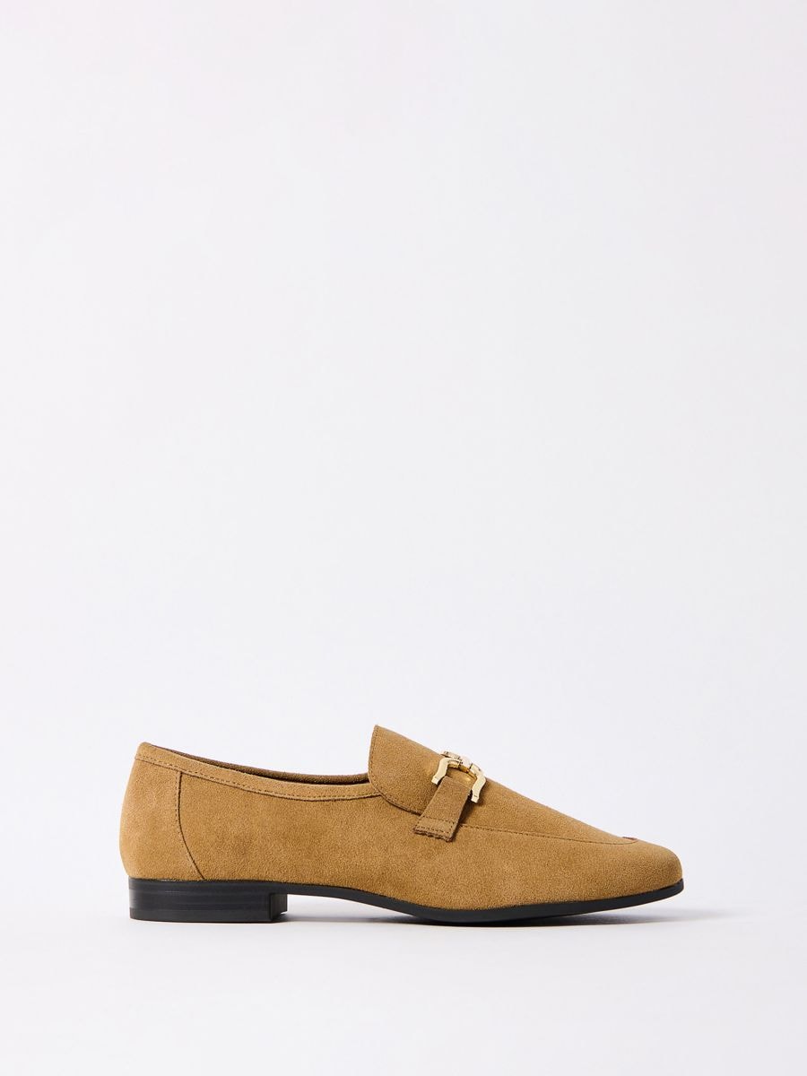 Skórzane loafersy
