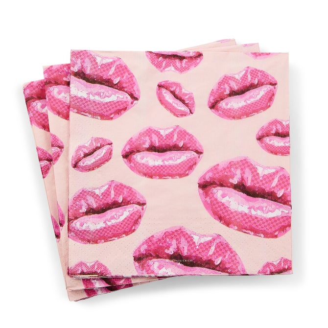 Kiss Me Dinner Paper Napkins