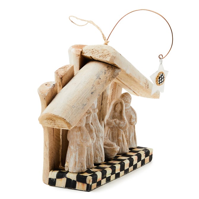 Farmhouse Holiday Wood Nativity Set