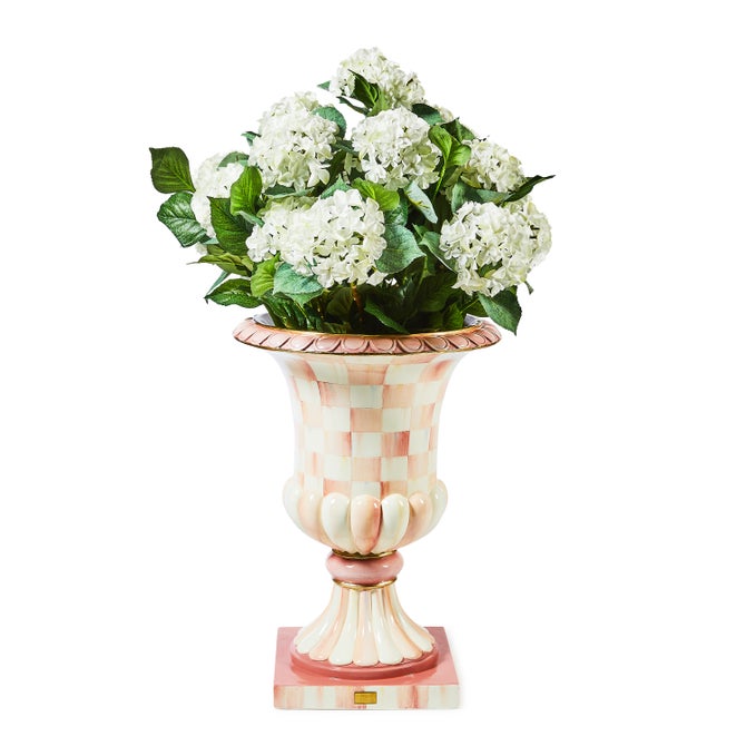 Rosy Check Pedestal Urn