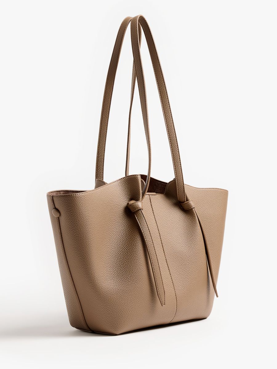 Torebka shopper z kosmetyczką