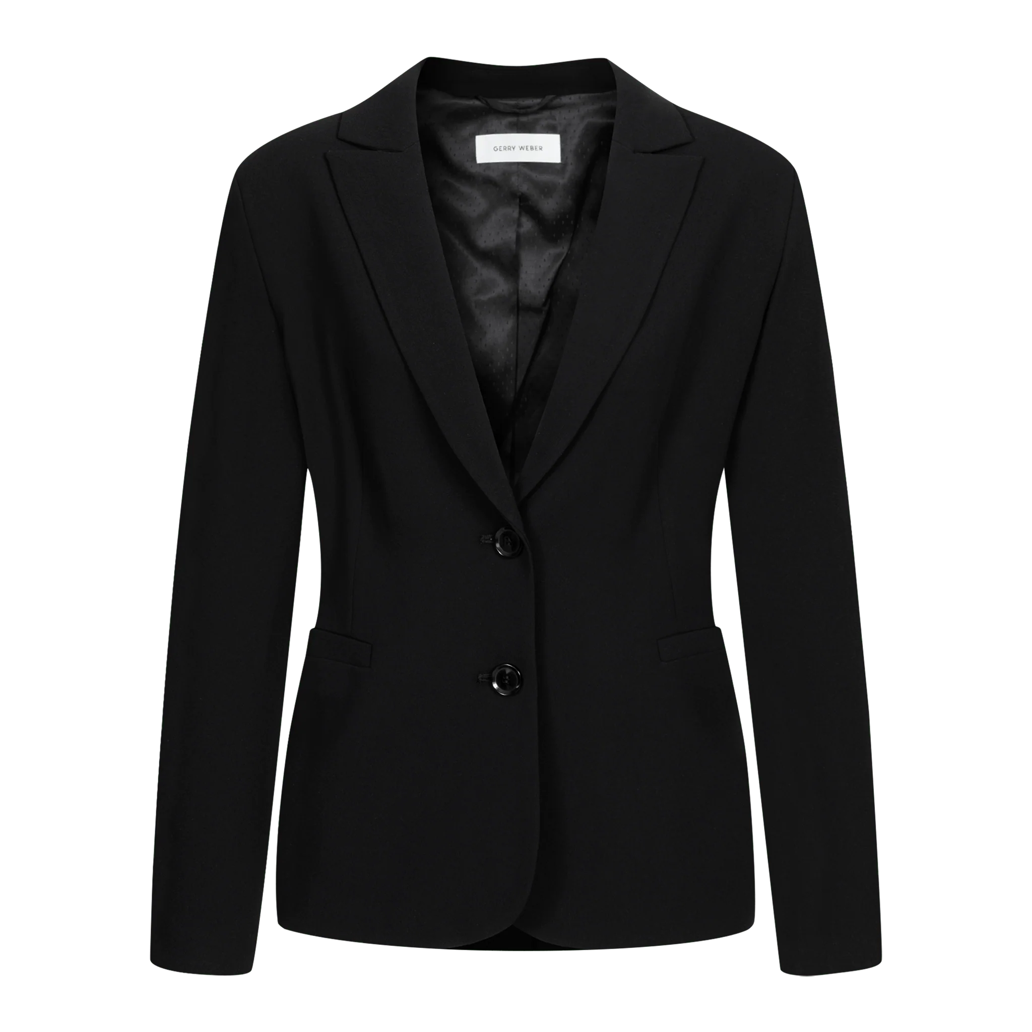 Damen Blazer mit langen Ärmeln aus Webstoff