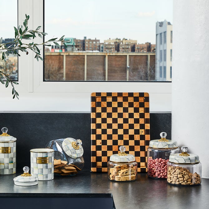 Sterling Check Small Kitchen Canister