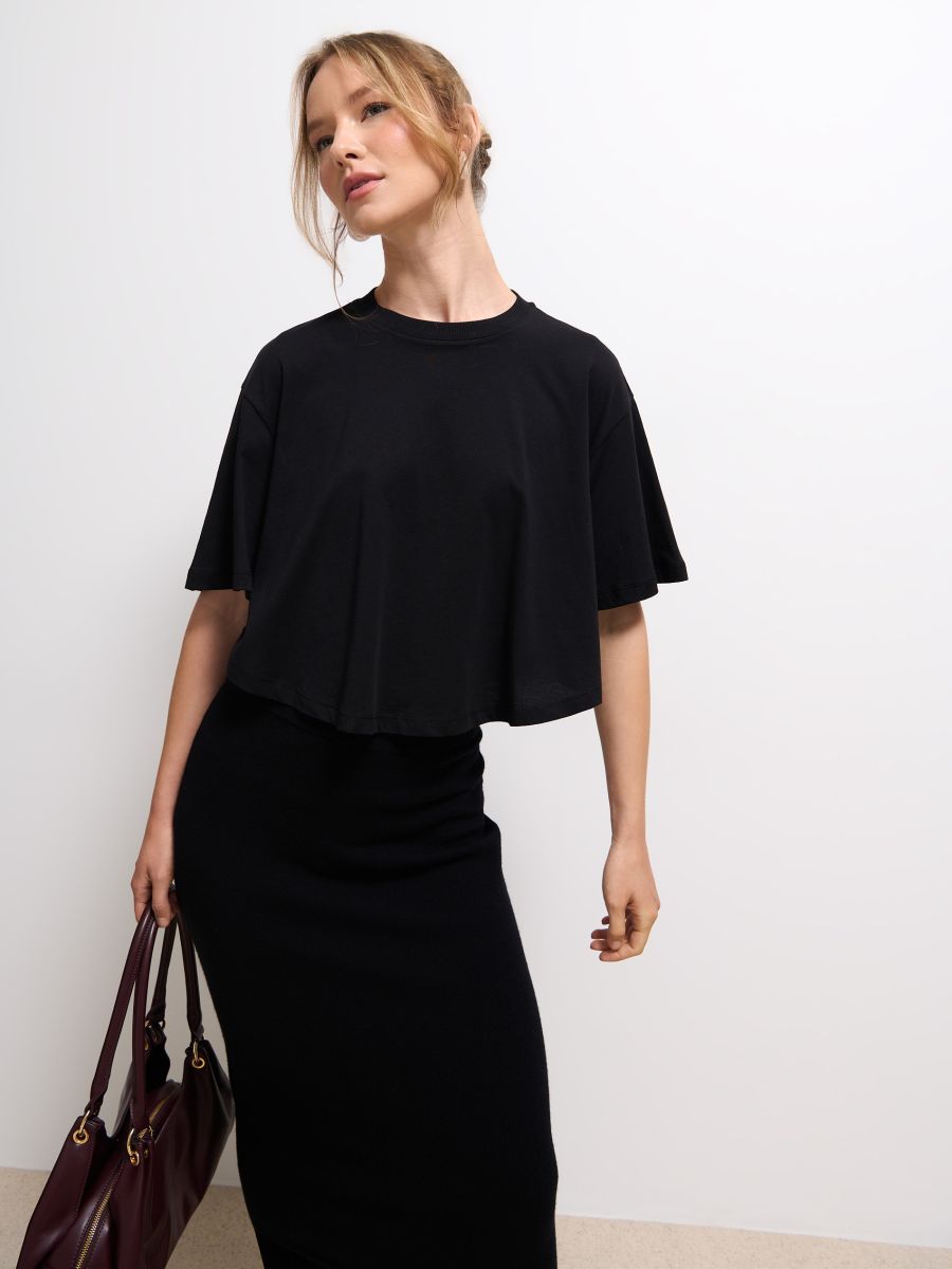 Bawełniany biały t-shirt