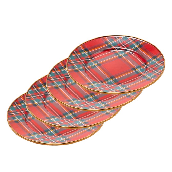 Tartastic Red Salad Plates, Set of 4