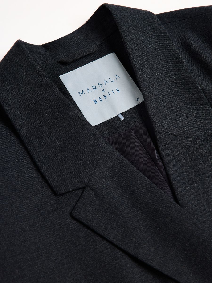 Marynarka oversize z dodatkiem wełny