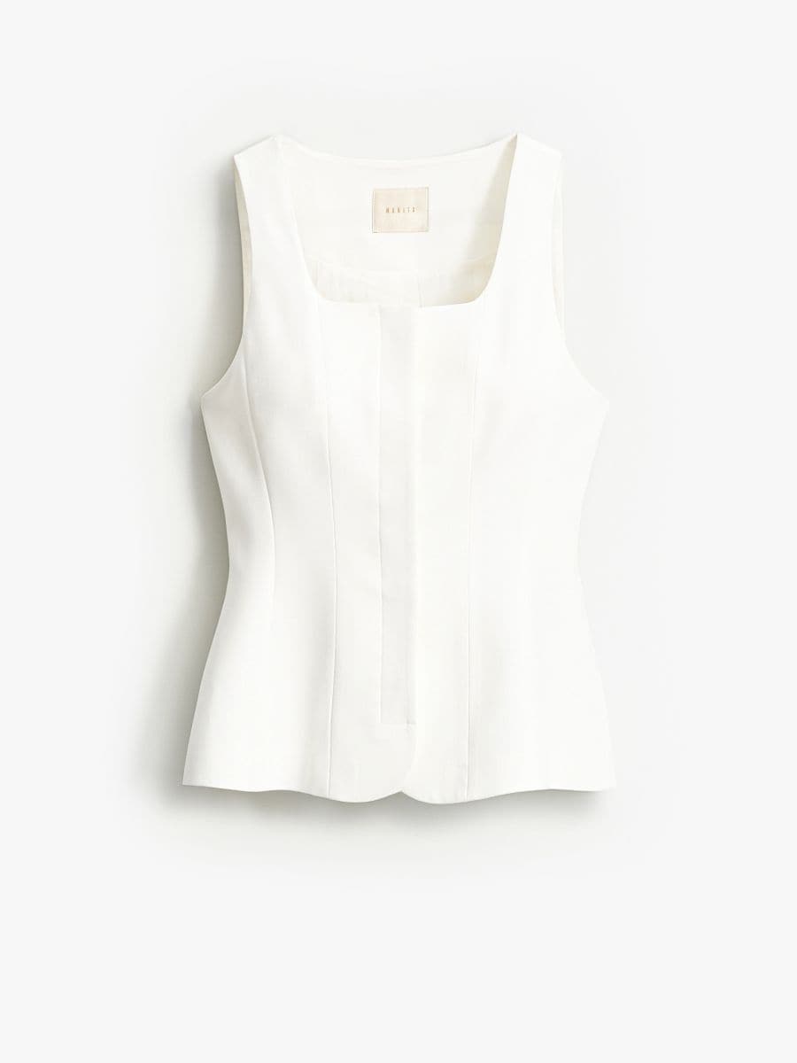 Kamizelka na szerokich ramiączkach