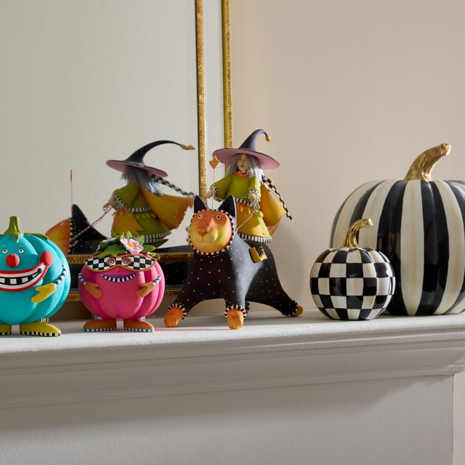 Patience Brewster Witch on Cat Figure