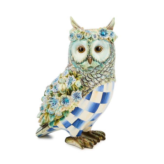 Royal Autumn Owl Figurine