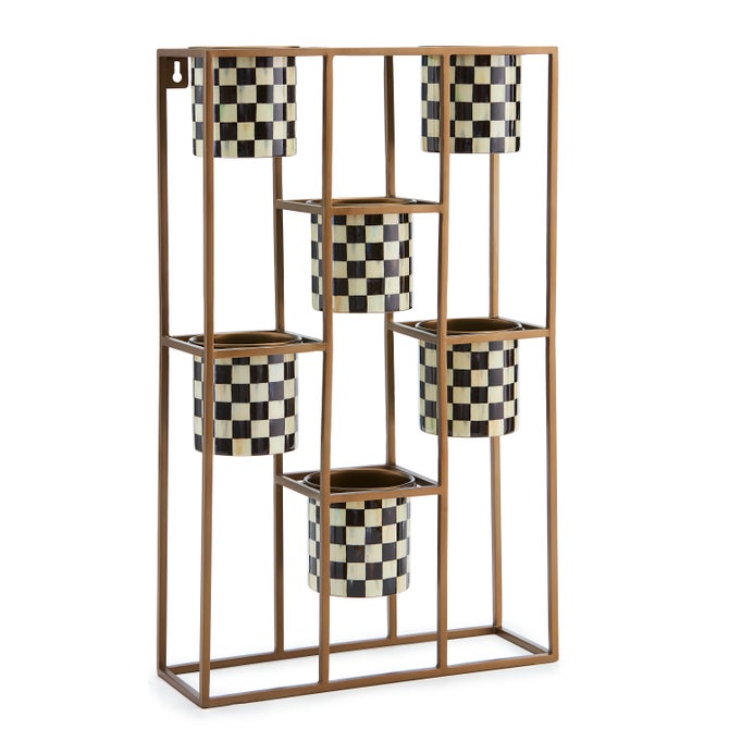 Courtly Check Large Hanging Plant Stand