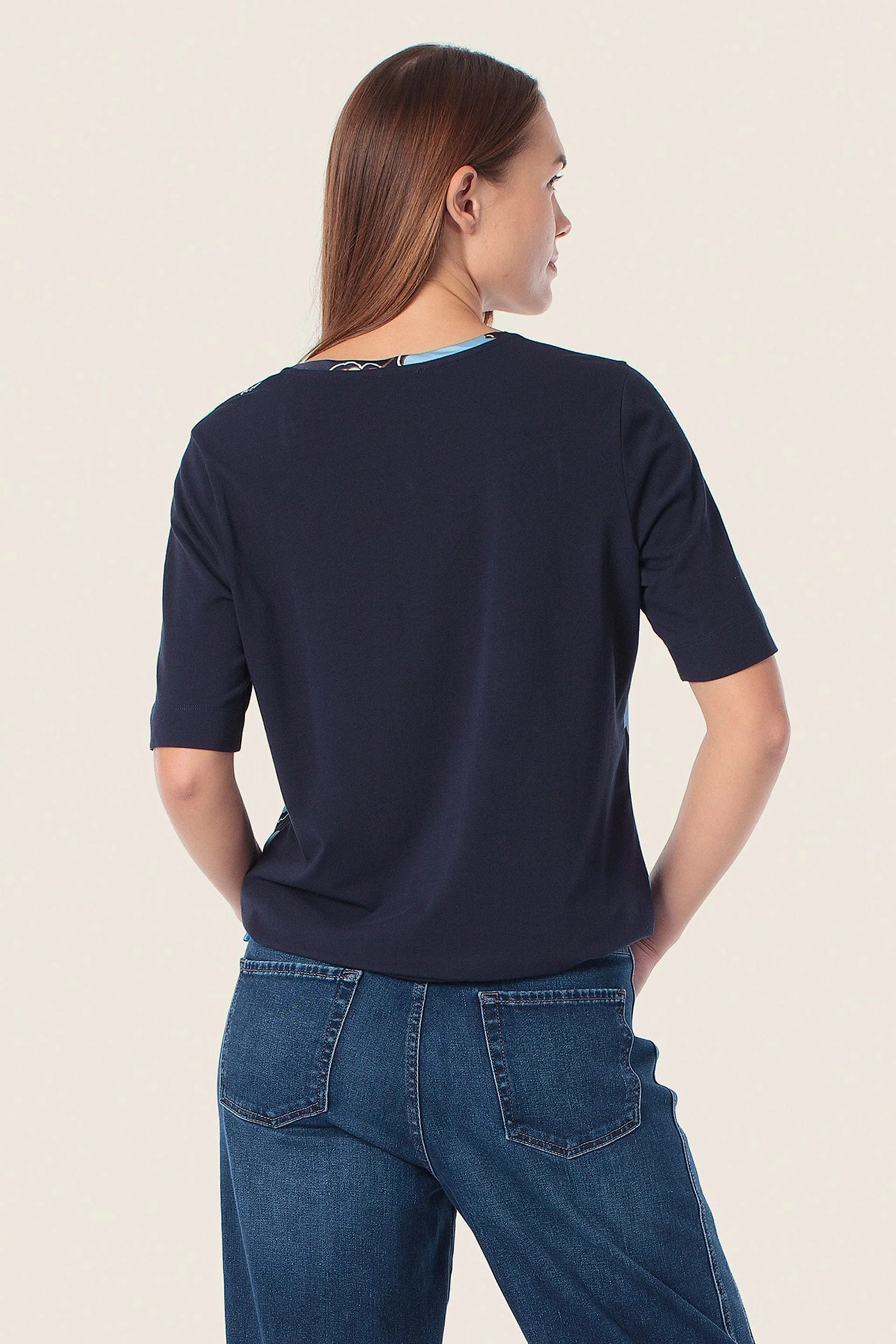 T-Shirt mit Blumenmuster