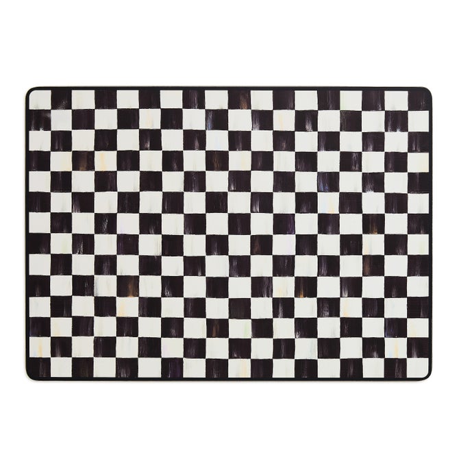 Courtly Checked Cork Back Placemat, Set of 4