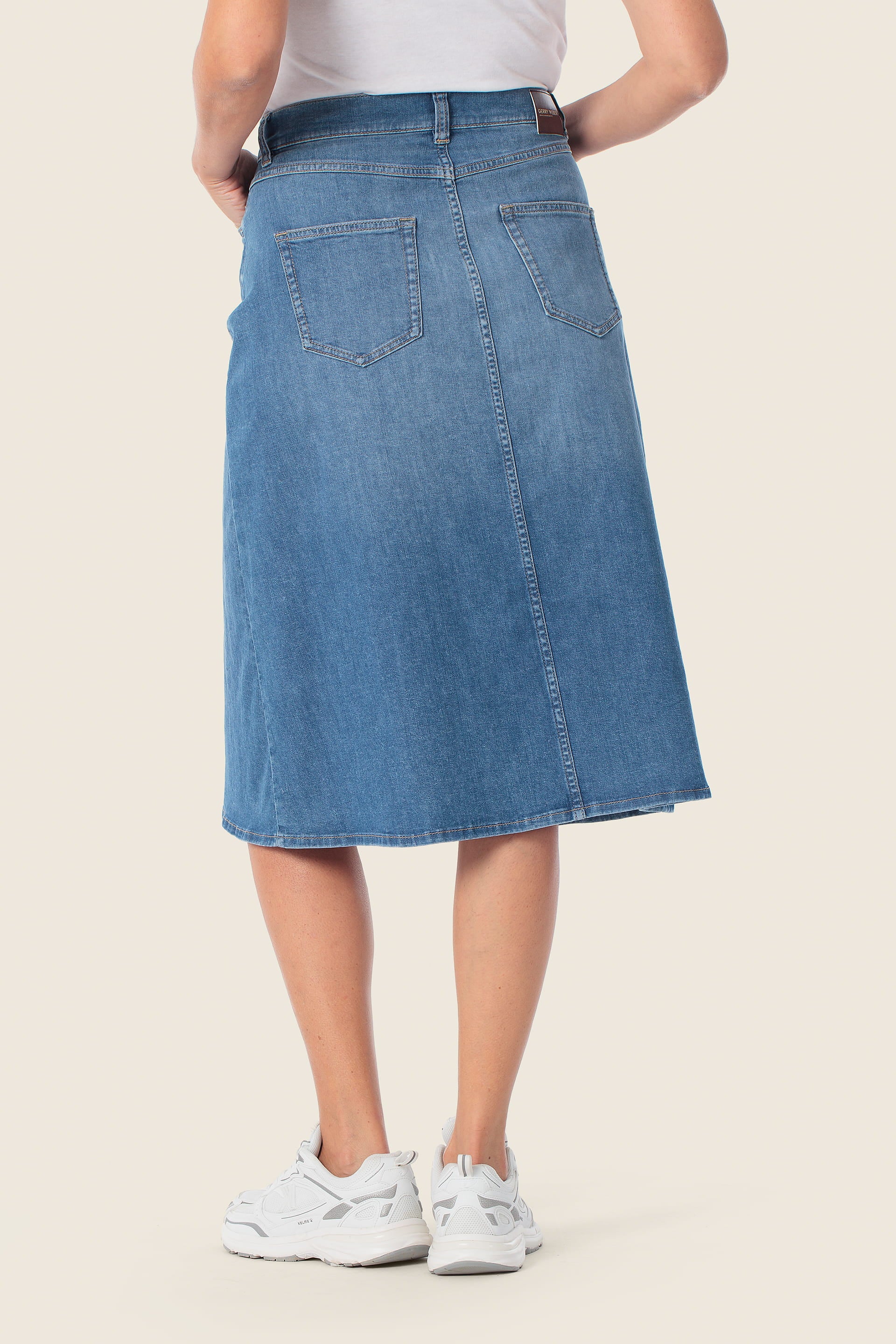 Jeansrock mit Stretchanteil