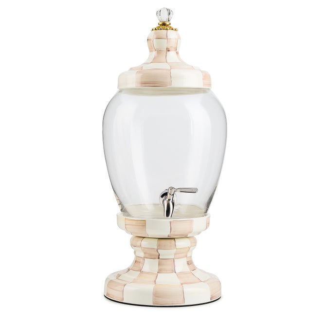 Mocha Check Beverage Hostess