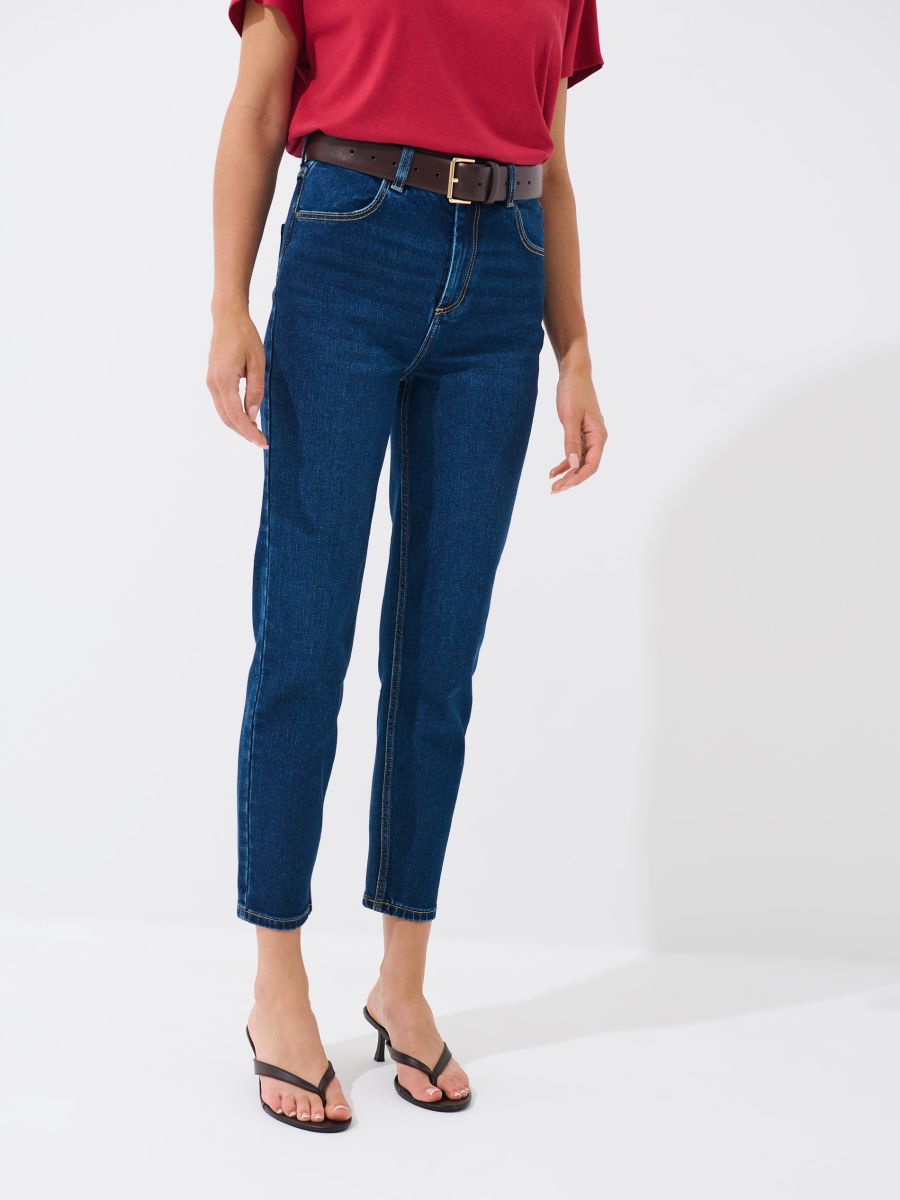 Jeansy mom slim