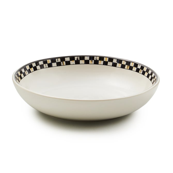 Courtly Check Everyday Pasta Bowls, Set of 4