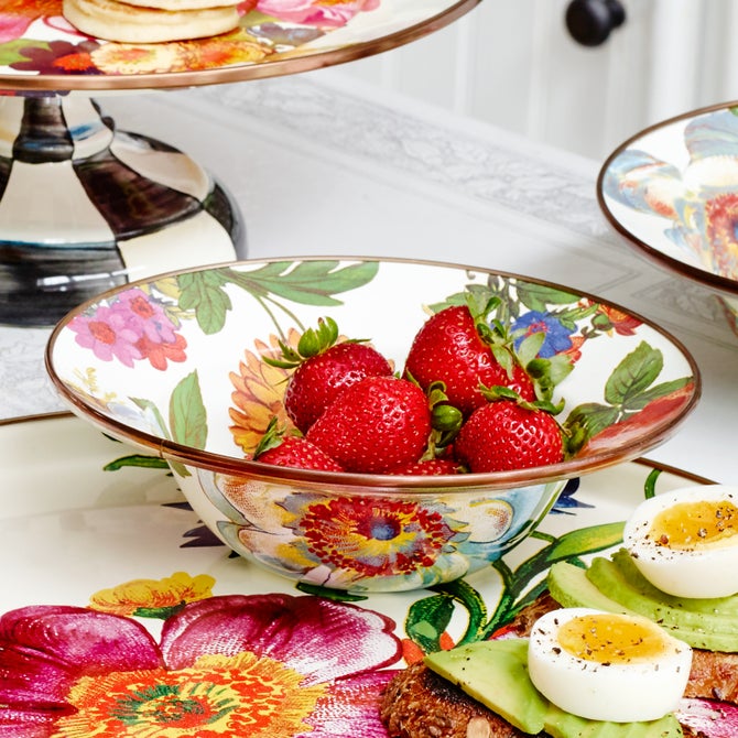 Enamel Breakfast Bowl