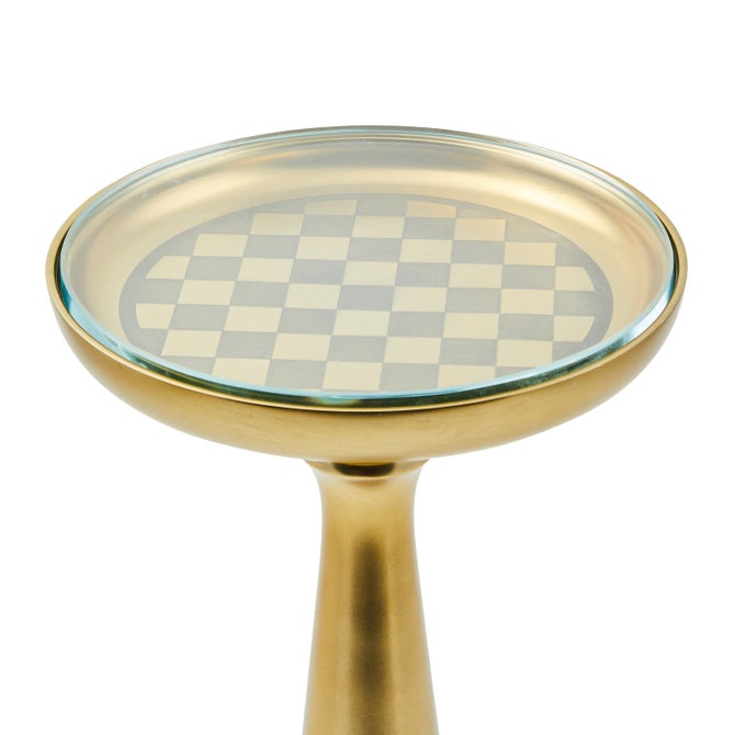 Checked Cocktail Table