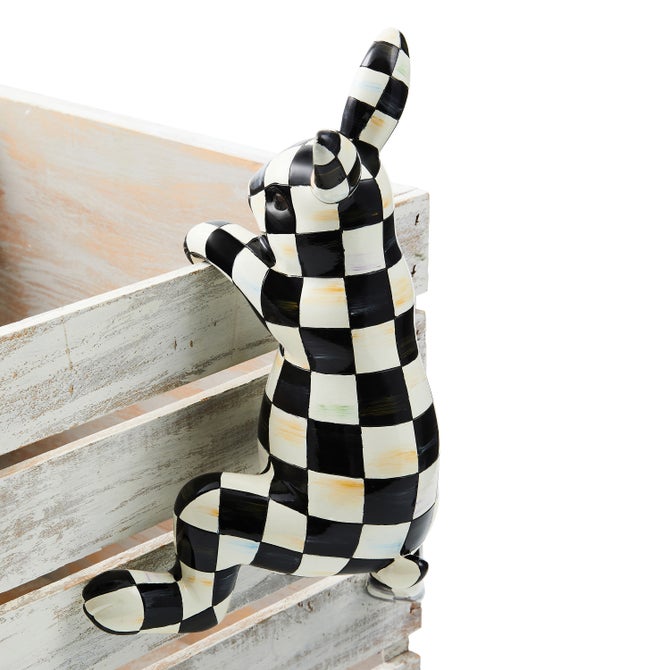 Courtly Check Bunny Fence Climber