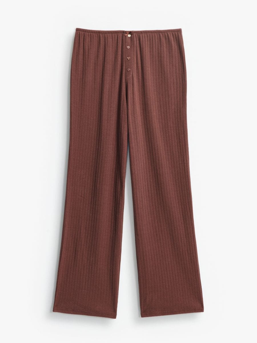 Czekoladowe spodnie od piżamy