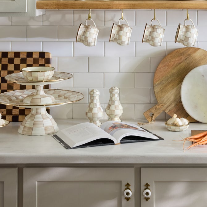 Enamel Salt & Pepper Shakers