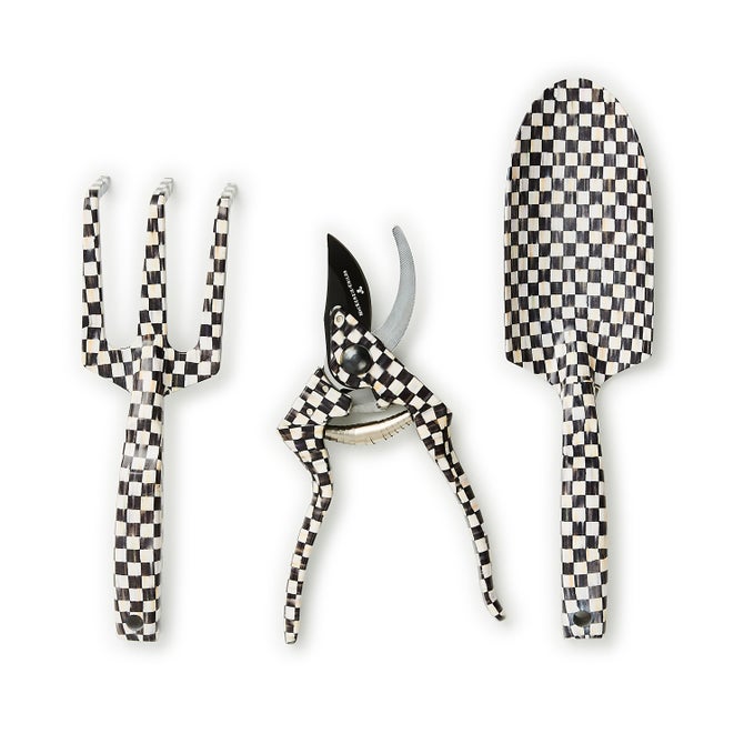 Courtly Check Gardening Tools, Set of 3