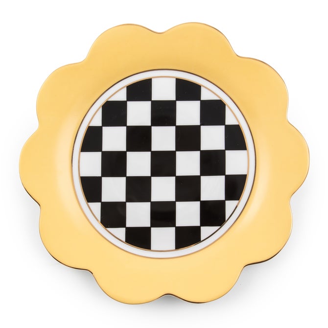 Butterfly Toile Buttercream Dinner Plate