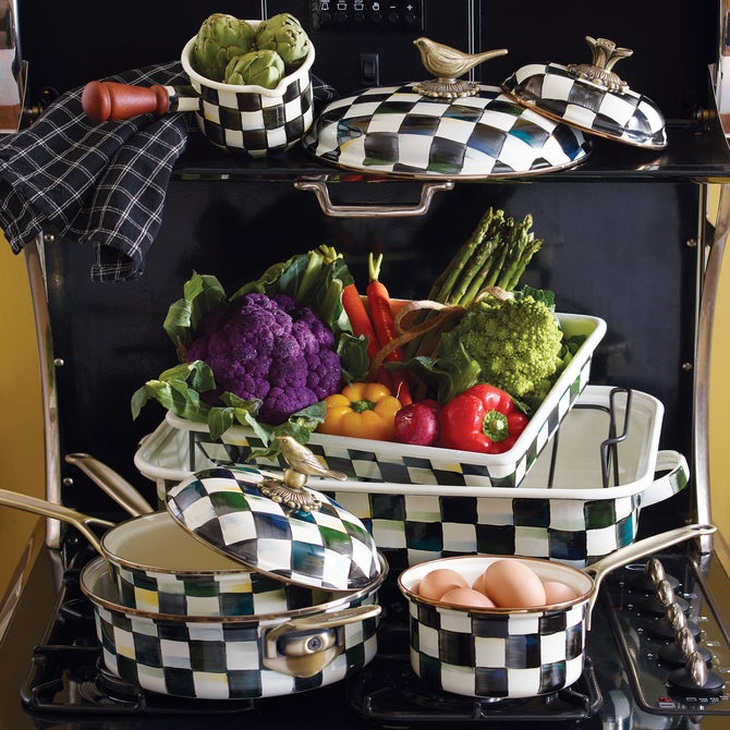 Courtly Check Roasting Pan with Rack