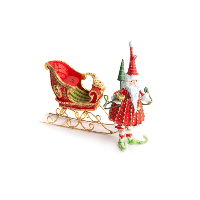 Patience Brewster Dash Away Santa Mini Ornaments Set
