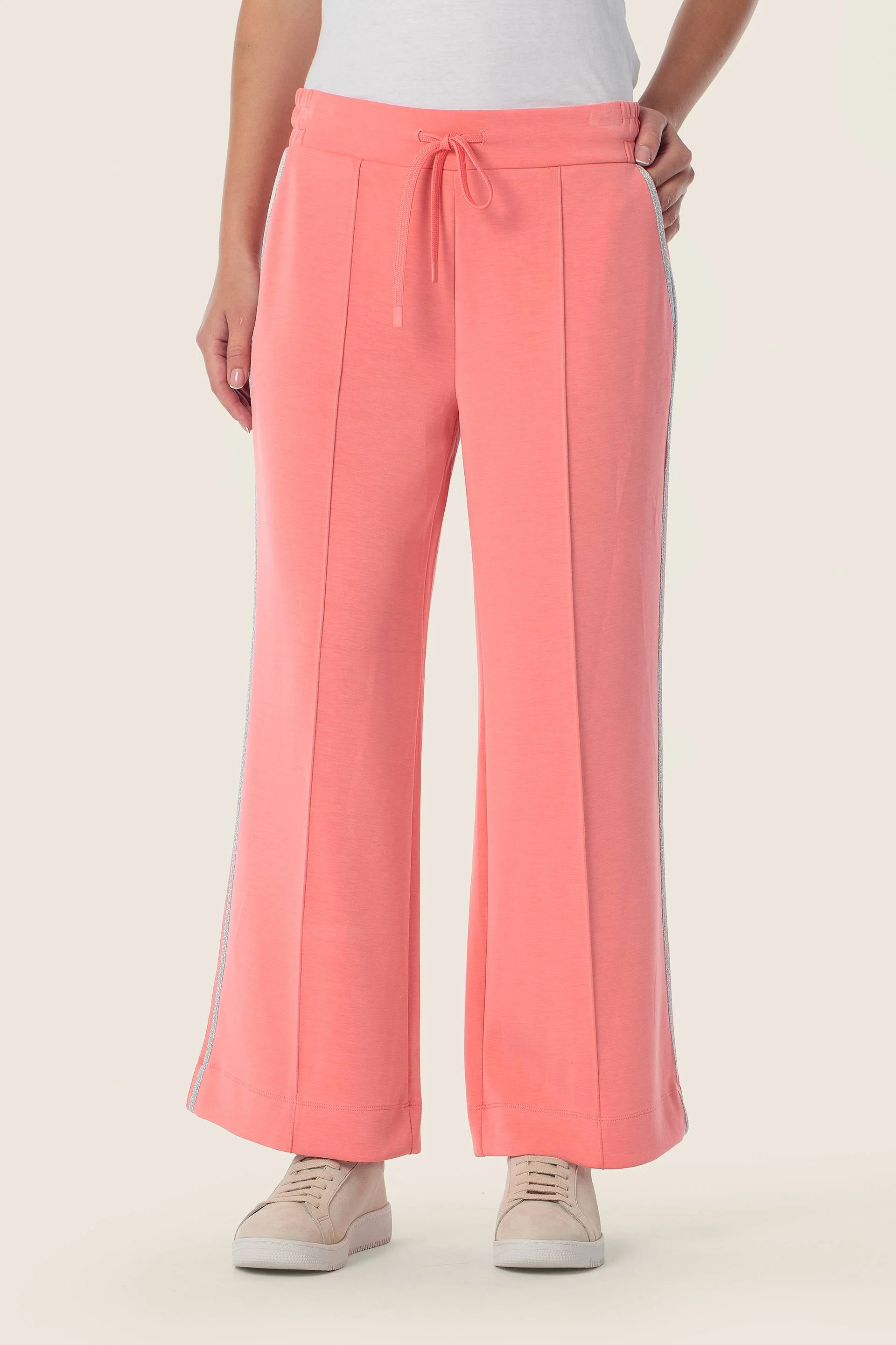Scuba-Jersey-Hose mit seitlichem Detail