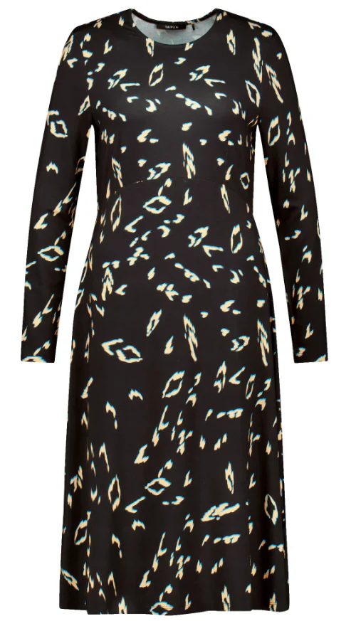 TAIFUNPrint DressBlack