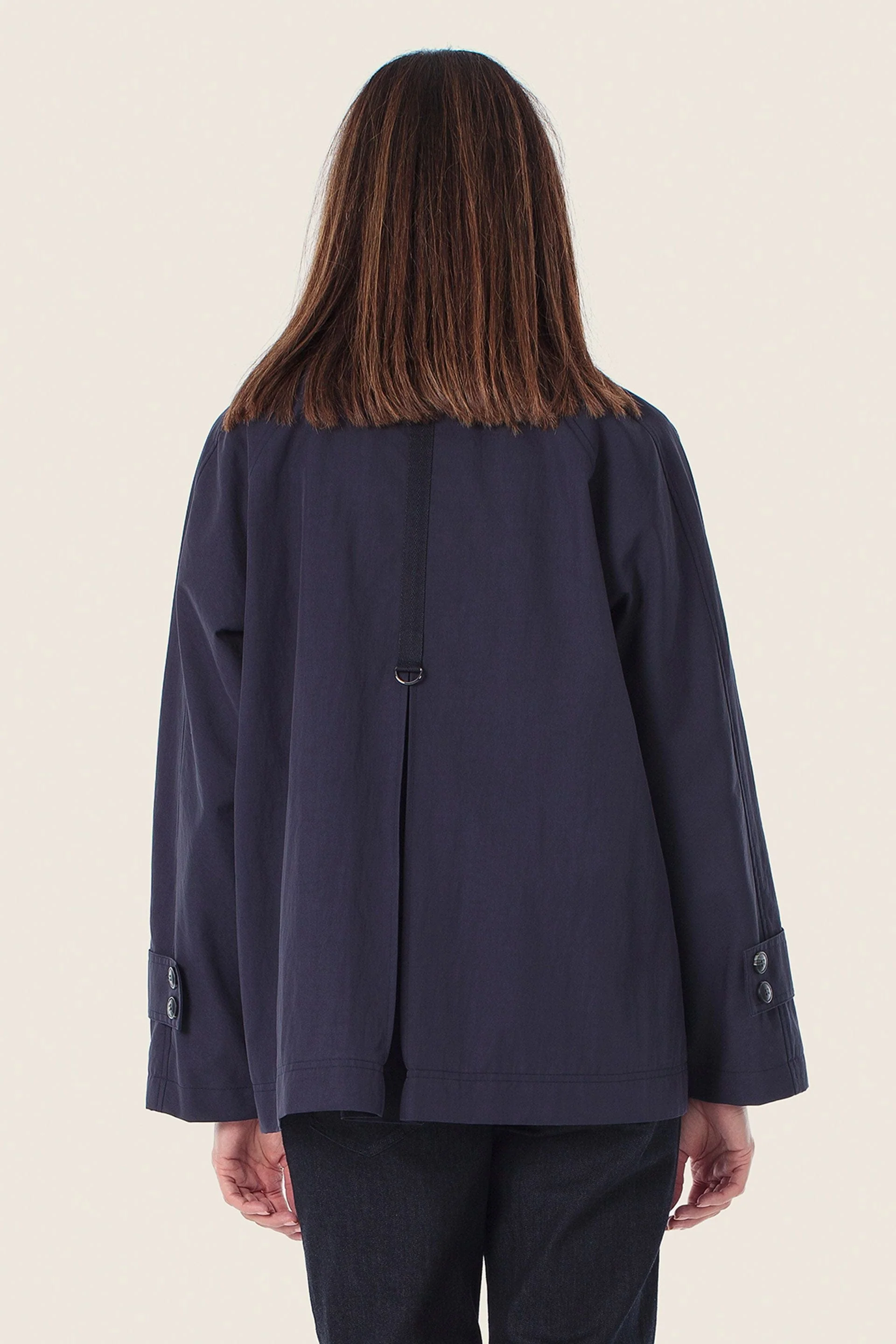 Trenchcoat kurz dunkelblau