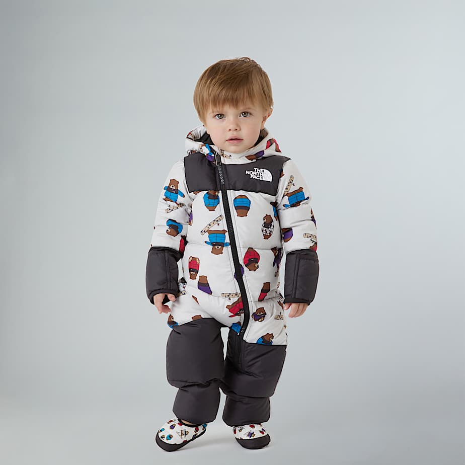 Baby 1996 Retro Nuptse Printed One-Piece