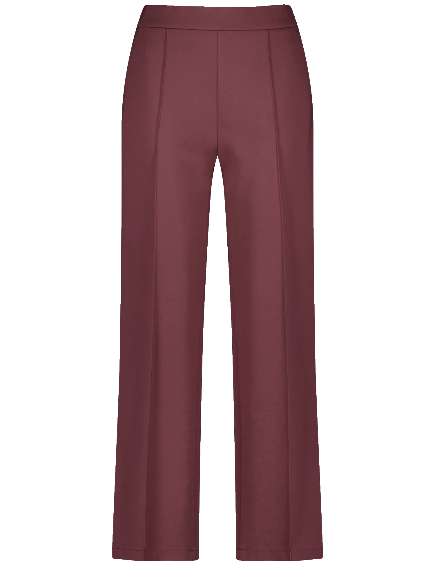 Fließend geschnittene Hose mit weitem Bein