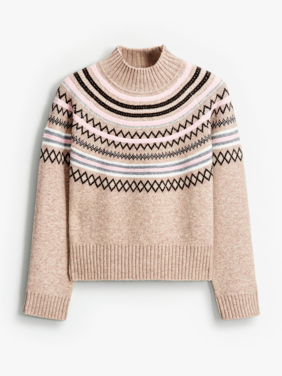 Sweter ze wzorem