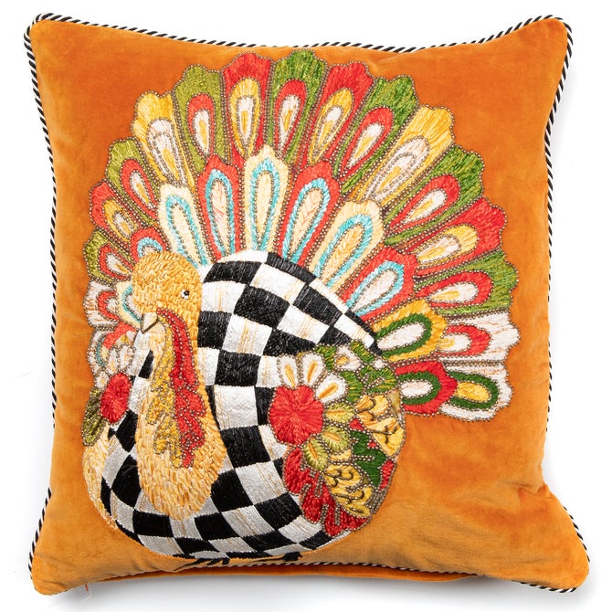Aurora Turkey Throw Pillow