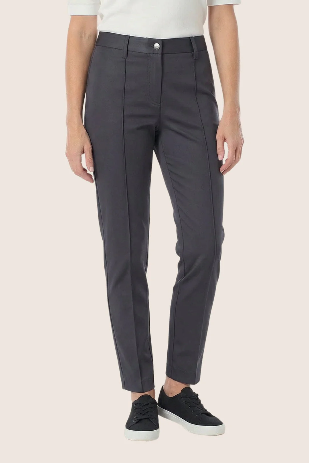 Damen Stoffhose mit eleganter Nahtführung
