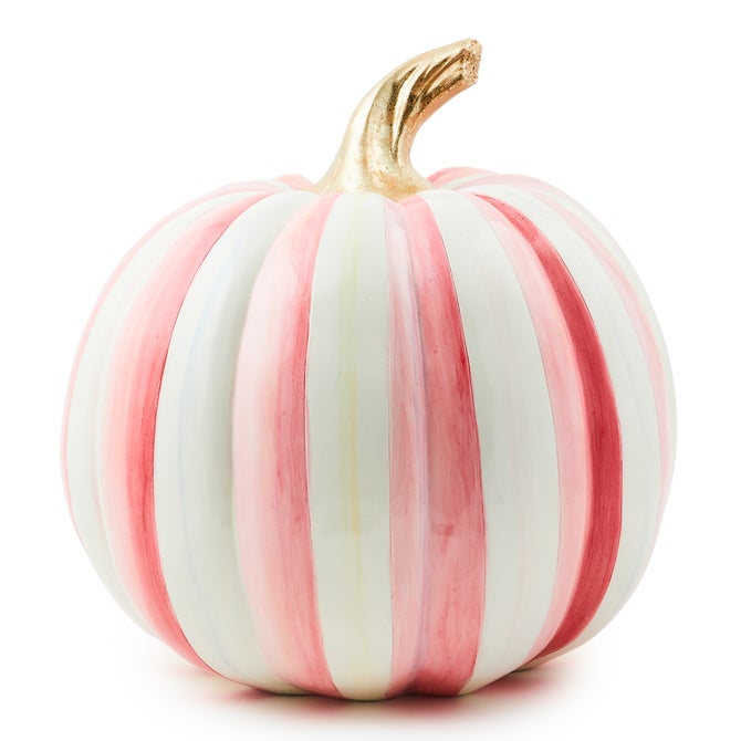 Bubblegum Pink Stripe Medium Pumpkin