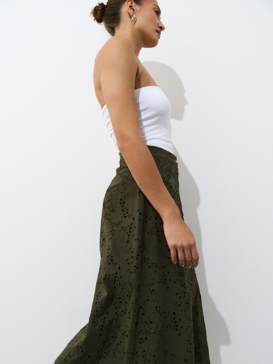 Bawełniana spódnica midi