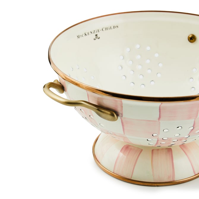 Rosy Check Large Colander