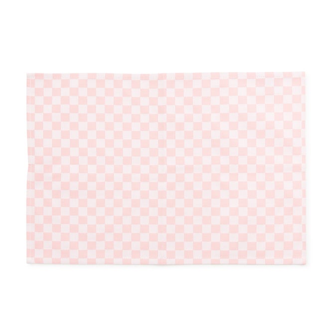 Pink Check Placemat, Set of 4