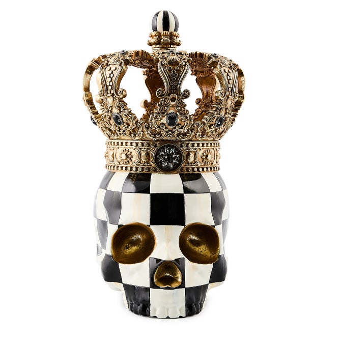 Courtly Check Crowned Skull