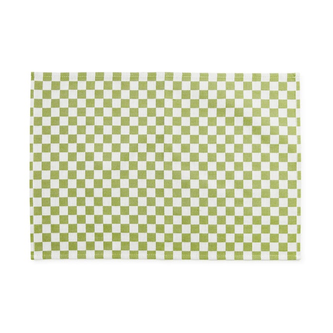 Green Check Placemat, Set of 4