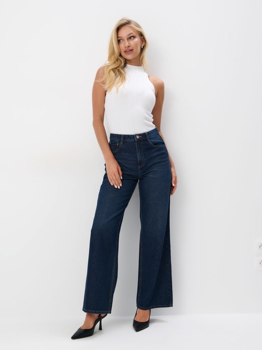Jeansy wide leg