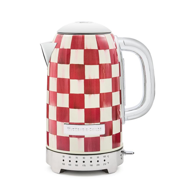 Cherry Check Electric Kettle