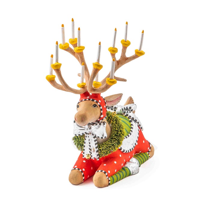 Patience Brewster Dash Away Sitting Dasher Reindeer Figure
